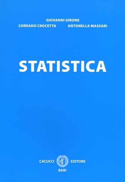 Statistica - Giovanni Girone,Corrado Crocetta,Antonella Massari - copertina
