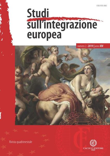 Studi sull'integrazione europea (2019). Nuova ediz.. Vol. 2 - copertina
