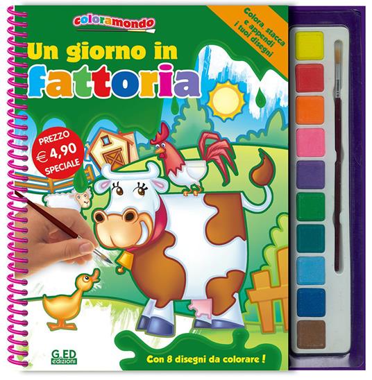 Un giorno in fattoria. Ediz. illustrata - copertina