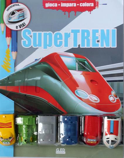Supertreni. Ediz. illustrata. Con gadget - copertina