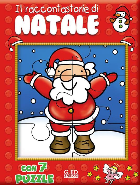 Il raccontastorie di Natale. Libro puzzle. Ediz. illustrata - copertina