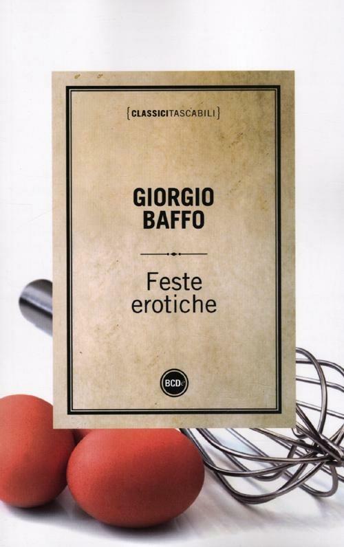 Feste erotiche - Giorgio Baffo - copertina