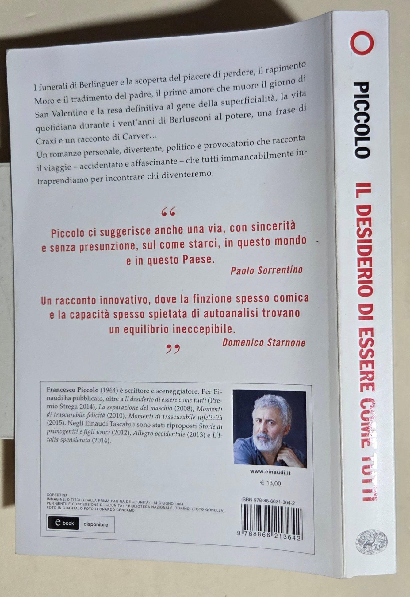 Il desiderio di essere come tutti