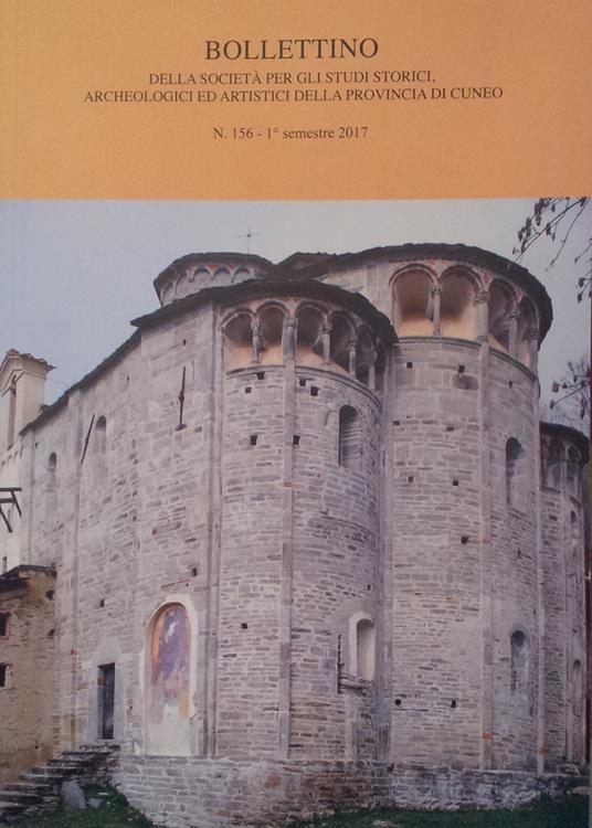 Bollettino della società per gli studi storici, archeologici ed artistici della provincia di Cuneo (2017). Vol. 156 - copertina