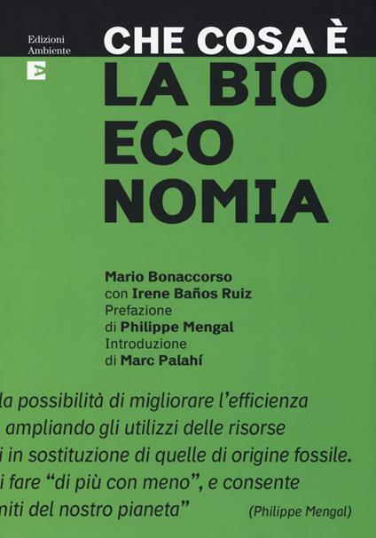 Che cosa è la bioeconomia - Mario Bonaccorso,Irene Baños Ruiz - copertina