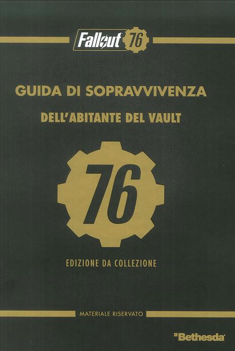 Guida di sopravvivenza dell'abitante del Vault. Fallout 76. Collector's edition - copertina