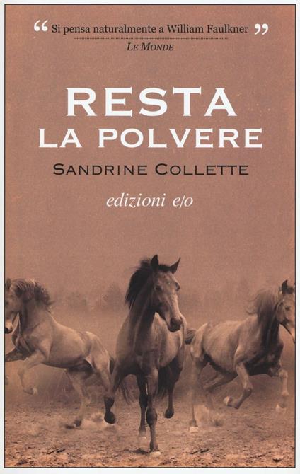 Resta la polvere - Sandrine Collette - copertina