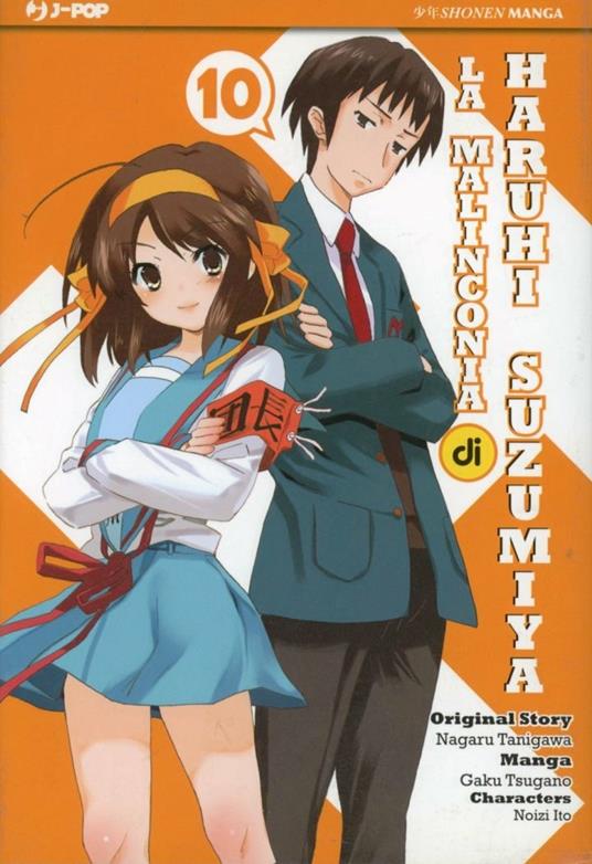 La malinconia di Haruhi Suzumiya. Vol. 10 - Nagaru Tanigawa,Gaku Tsugano,Noizi Ito - copertina