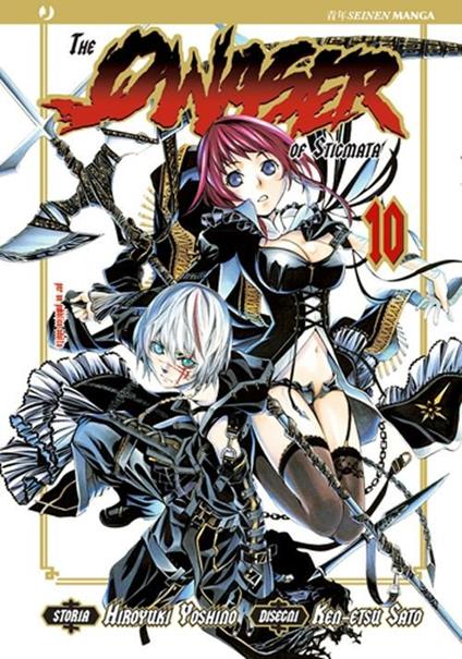 The qwaser of stigmata. Vol. 10 - Hiroyuki Yoshino,Ken-Etsu Sato - copertina