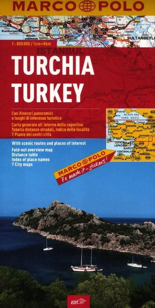 Turchia 1:800.000. Ediz. multilingue - copertina