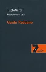 TuttoVerdi. Programma di sala