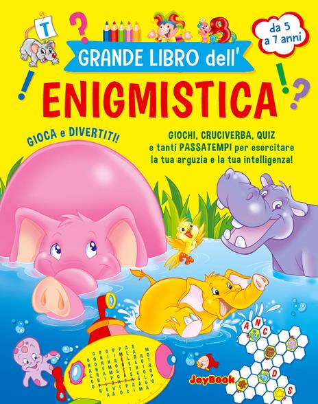 Grande libro dell'enigmistica. Da 5-7 anni - copertina