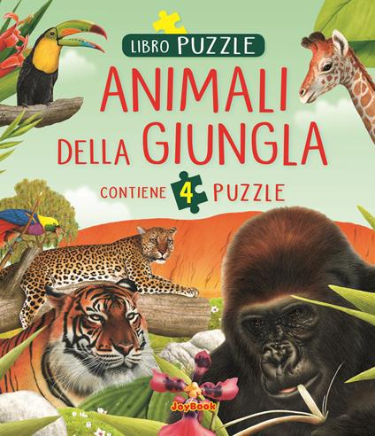 Animali della giungla. Libro puzzle - Andrea Morandi - copertina