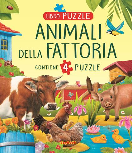 Animali della fattoria. Libro puzzle - Andrea Morandi - copertina