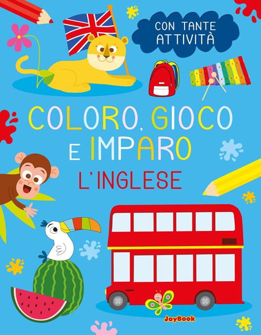 L'inglese. Coloro, gioco e imparo - copertina