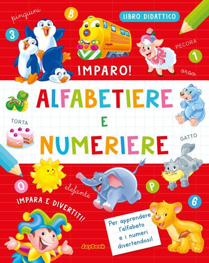 Alfabetiere e numeriere. Ediz. a colori - copertina