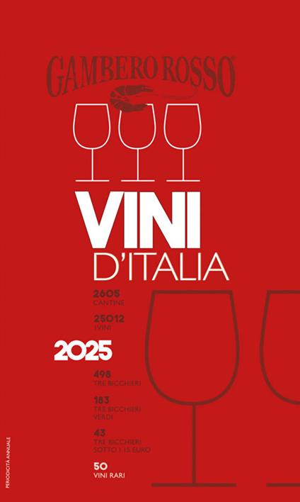 Vini d'Italia del Gambero Rosso 2025 - copertina