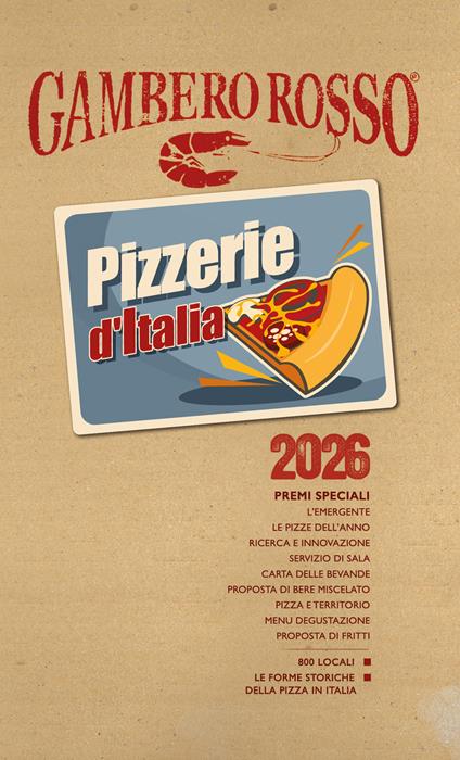 Pizzerie d'Italia del Gambero Rosso 2026 - copertina