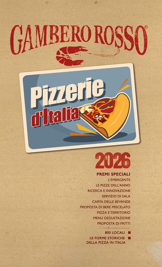 Pizzerie d'Italia del Gambero Rosso 2026 - copertina