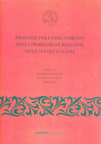 Prosposte per l'insegnamento della storia delle religioni nelle scuole italiane - copertina