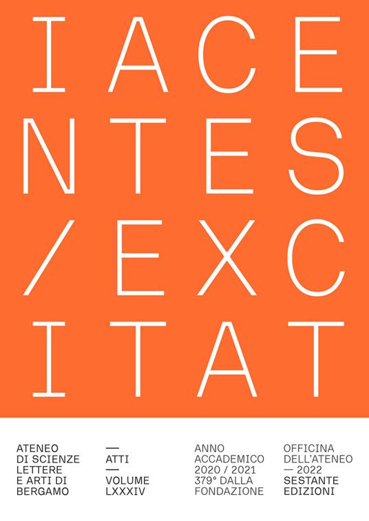 Atti dell'ateneo di scienze, lettere ed arti di Bergamo. Vol. 84 - copertina