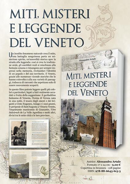 Miti, misteri e leggende del Veneto - Alessandra Artale - copertina