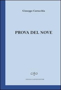 Prova del nove - Giuseppe Carracchia - copertina