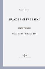 Quaderni palesini. Vol. 6