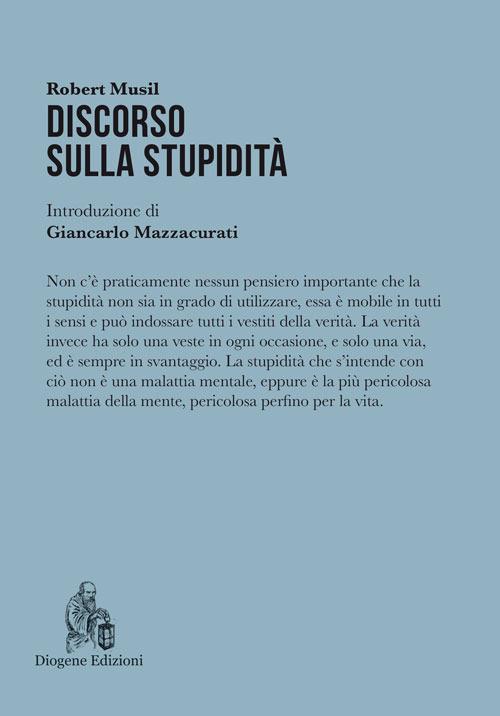 Discorso sulla stupidità - Robert Musil - copertina
