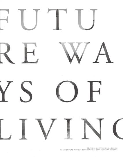Future ways of living. Ediz. illustrata - copertina