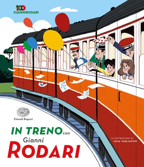 In treno con Gianni Rodari - Gianni Rodari - copertina