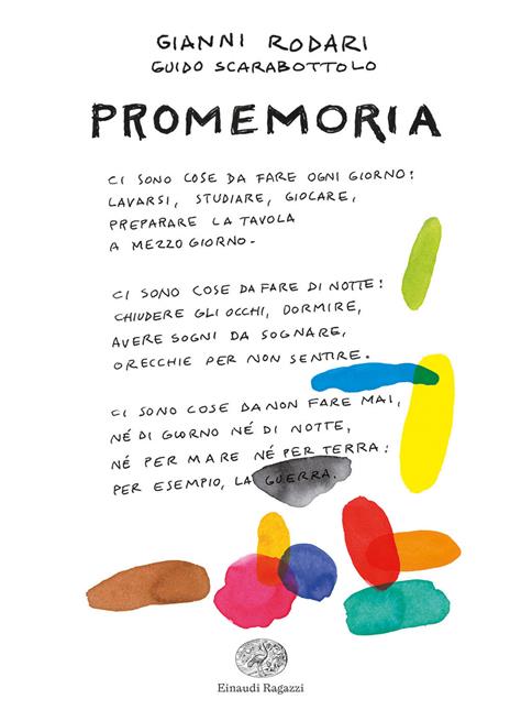 Promemoria. Ediz. a colori - Gianni Rodari - copertina