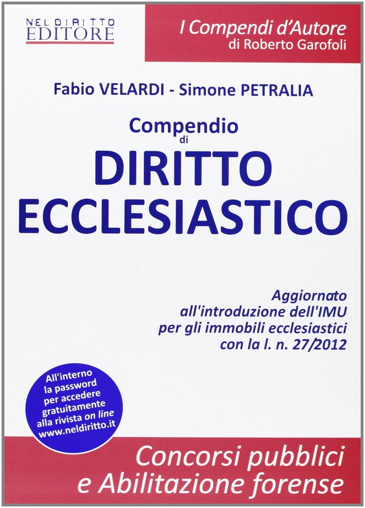 Compendio di diritto ecclesiastico