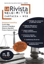 La rivista di Neldiritto (2012). Vol. 8