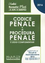 Codice penale e codice di procedura penale e leggi complementari