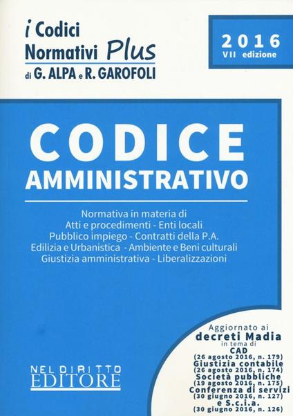Codice amministrativo - copertina