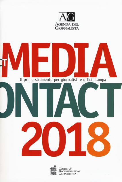 Agenda del giornalista 2018. Media contact - copertina