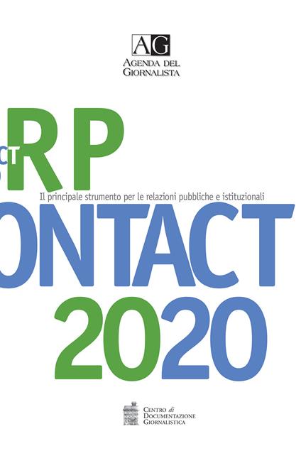 Agenda del giornalista 2020. Rp contact. Vol. 2 - copertina