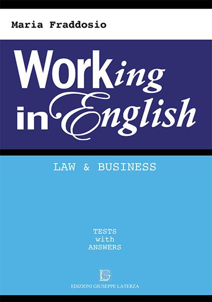 Working in english - Maria Fraddosio - copertina