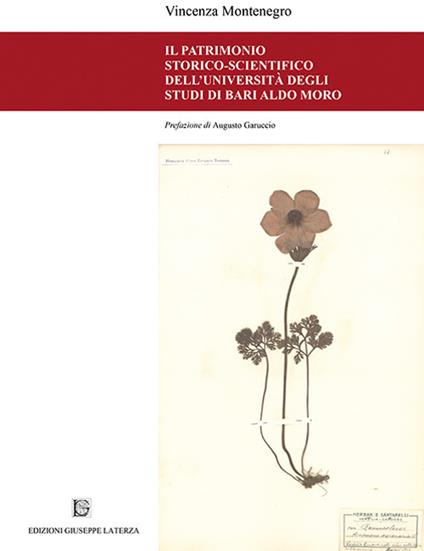 Il patrimonio storico-scientifico dell'Università degli studi di Bari Aldo Moro - Vincenza Montenegro - copertina