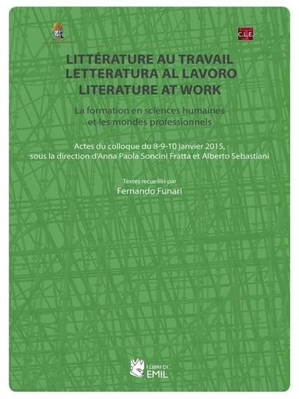 Littérature au travail, letteratura al lavoro, literature at work. La formation en sciences humaines et les mondes professionnels - Funari Fernando - ebook