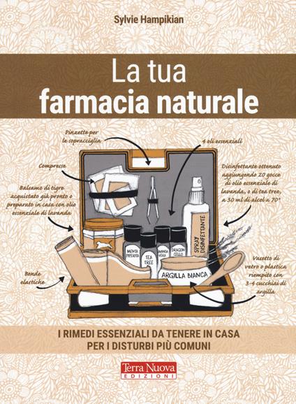 La tua farmacia naturale. I rimedi essenziali da tenere in casa per i disturbi più comuni - Sylvie Hampikian - copertina