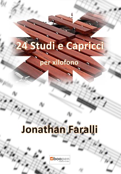 24 Studi e Capricci per xilofono - Jonathan Faralli - copertina