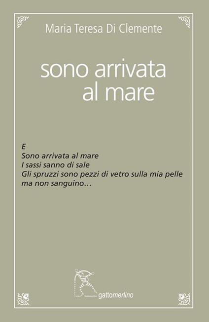 Sono arrivata al mare - Maria Teresa Di Clemente - copertina