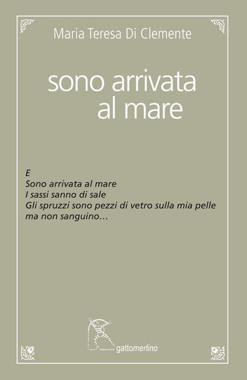 Sono arrivata al mare - Maria Teresa Di Clemente - copertina