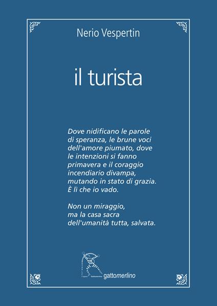 Il turista - Nerio Vespertin - copertina