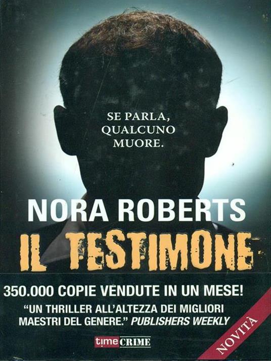 Il testimone - Nora Roberts - copertina