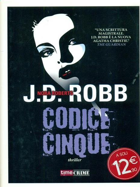 Codice cinque - J. D. Robb - copertina