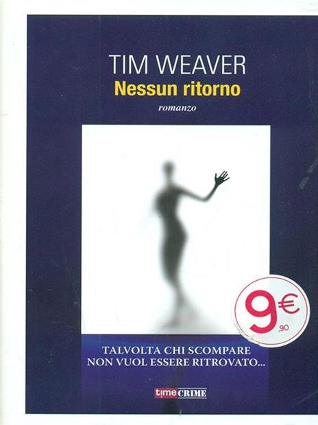 Nessun ritorno - Tim Weaver - copertina