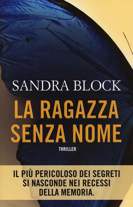 La ragazza senza nome - Sandra Block - copertina